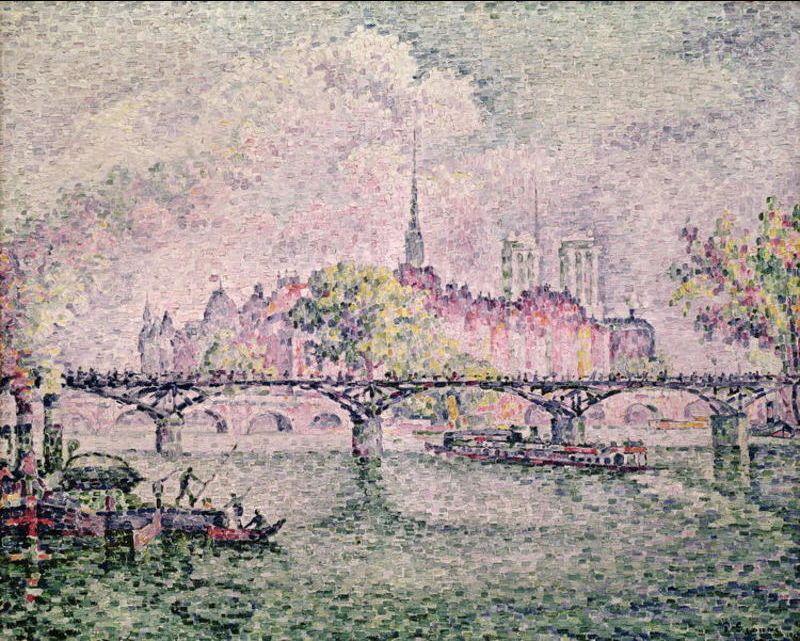 Paul Signac Ile de la Cite, Paris Sweden oil painting art